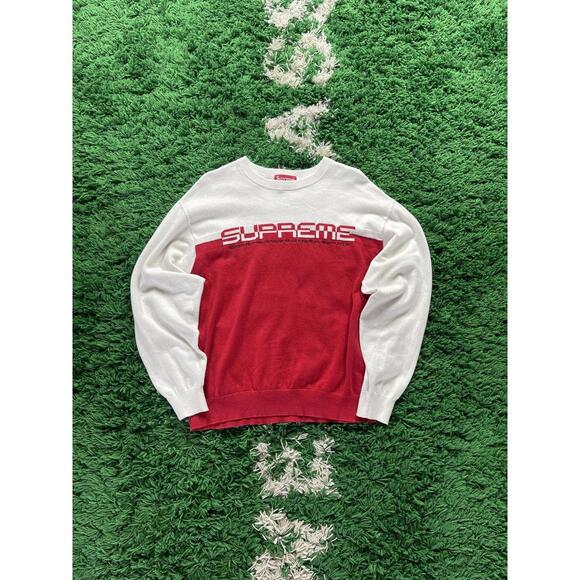 Supreme Split Logo Pullover